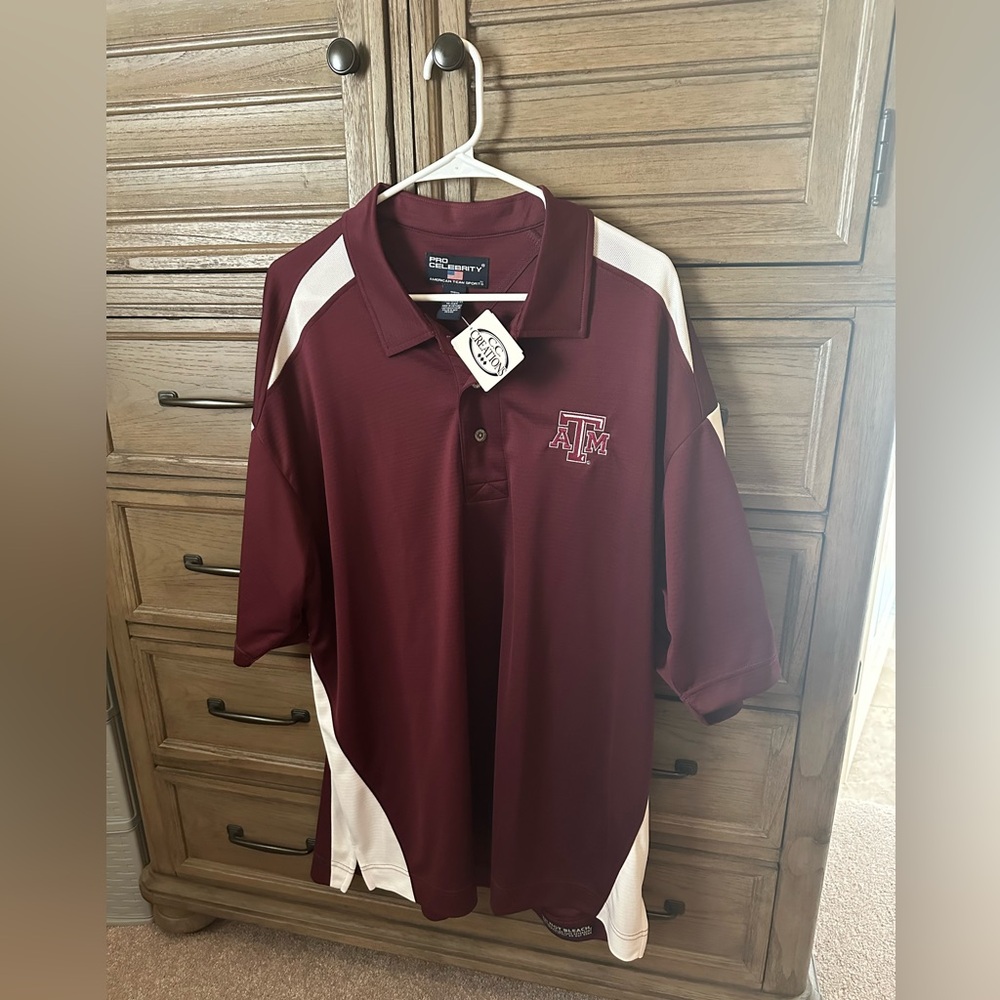 Men’s Texas A&M Polo Shirt, Pro-Celebrity Brand